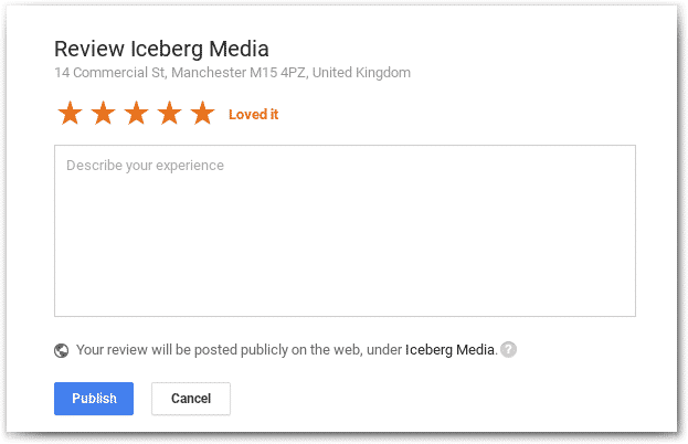 Google Review Iceberg Media